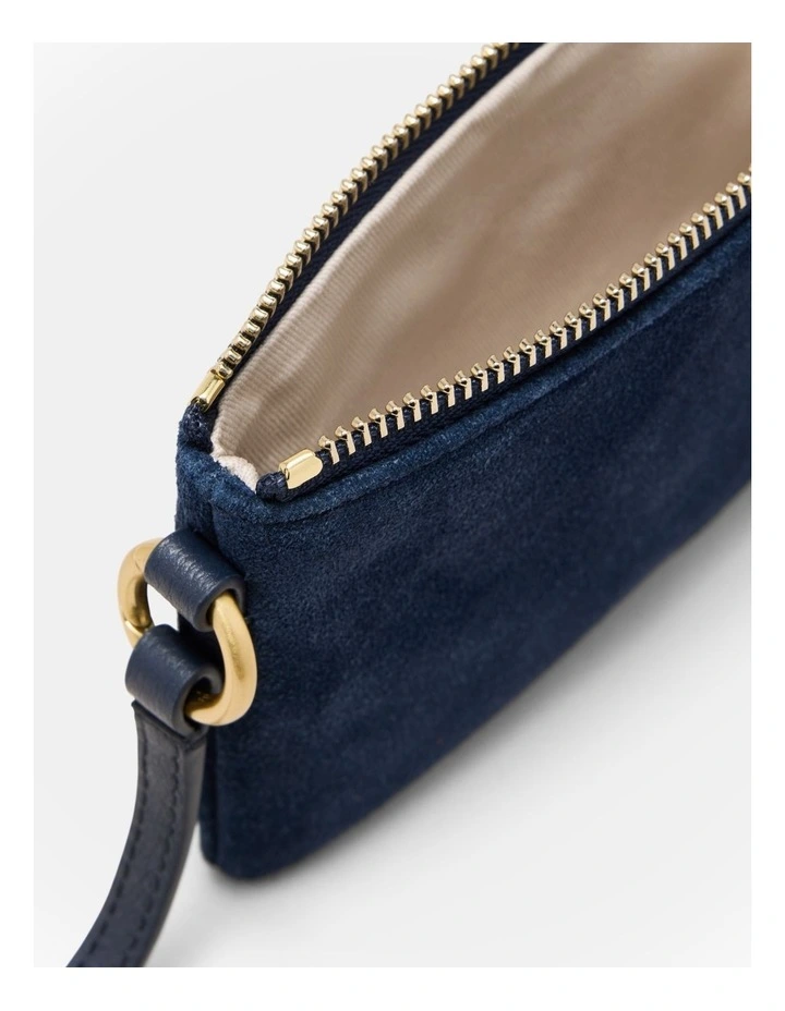 Belle Pouch Crossbody Bag in Navy image 5