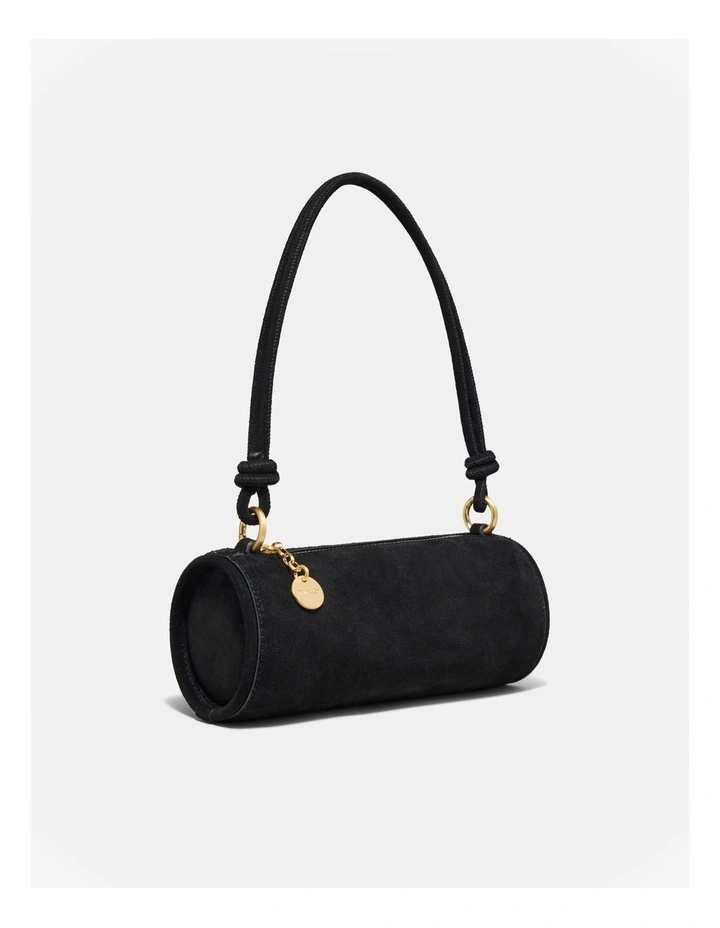 Barrel Mini Shoulder Bag in Black image 3