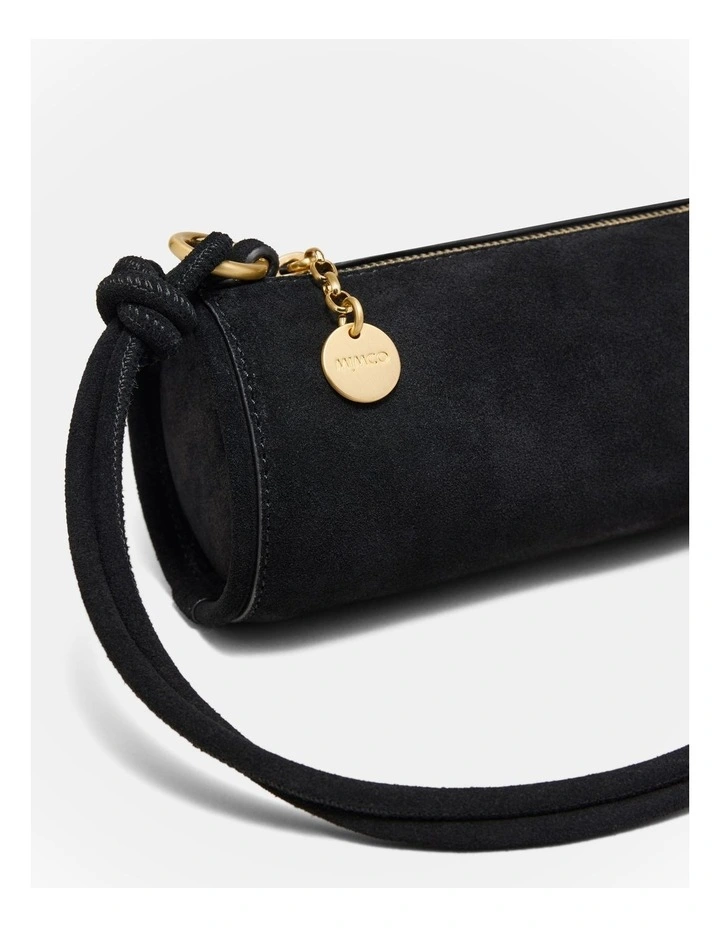 Barrel Mini Shoulder Bag in Black image 6