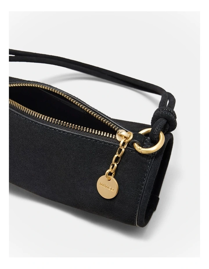 Barrel Mini Shoulder Bag in Black image 7