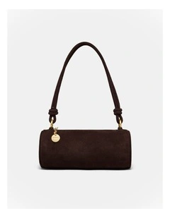 Barrel Mini Shoulder Bag in Chocolate