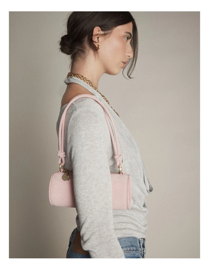 Barrel Mini Shoulder Bag in Pink Salt image 2