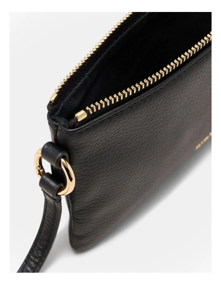Belle Pouch Crossbody Bag in Black image 5
