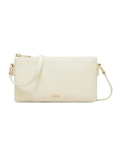 Belle Pouch Crossbody Bag Bags Leather  in Stone