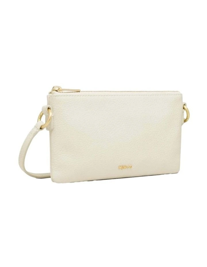 Belle Pouch Crossbody Bag Bags Leather in Stone image 3