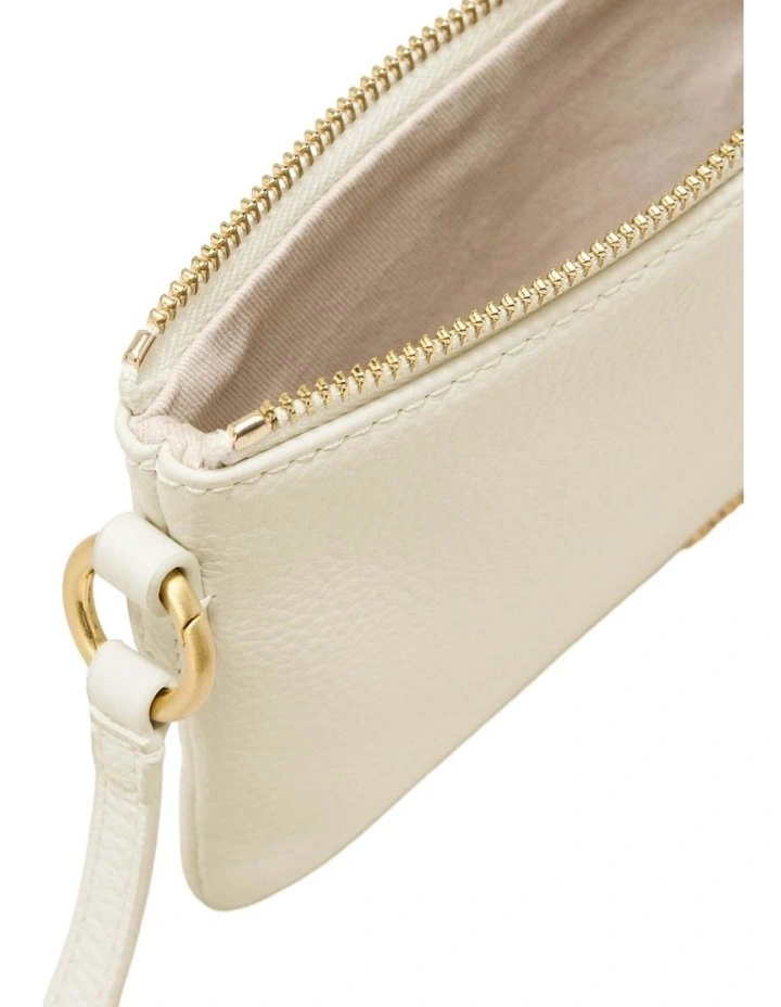 Belle Pouch Crossbody Bag Bags Leather in Stone image 5