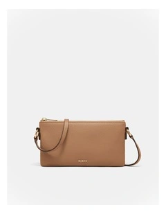 Belle Pouch Crossbody Bag in Caramel