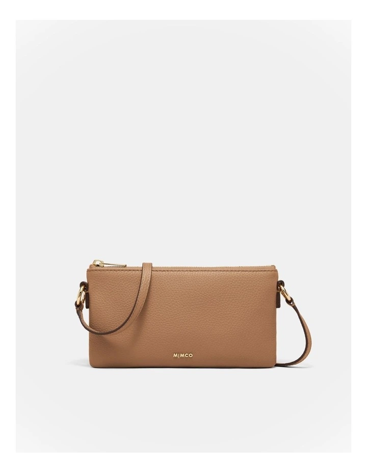 Belle Pouch Crossbody Bag in Caramel image 1