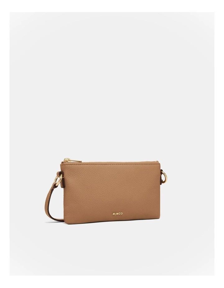 Belle Pouch Crossbody Bag in Caramel image 3