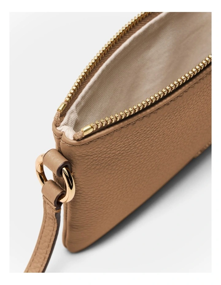 Belle Pouch Crossbody Bag in Caramel image 5
