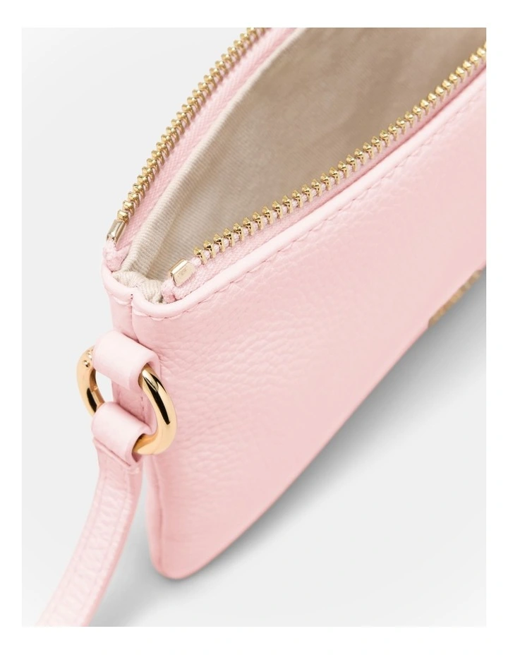 Belle Pouch Crossbody Bag in Pink Dust image 5