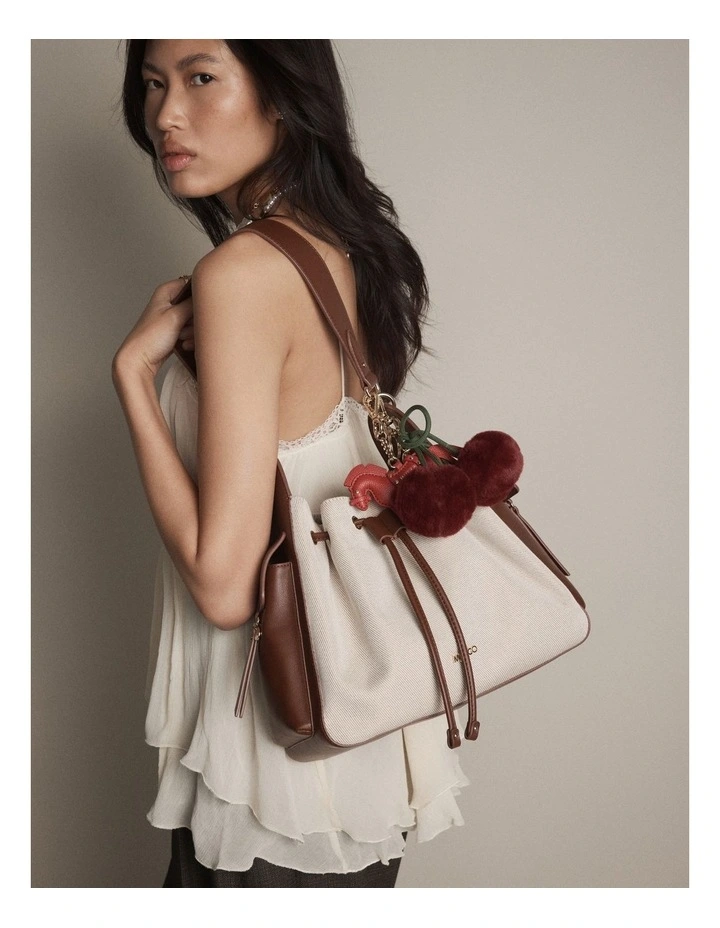 Siena Bucket Bag in Natural image 2