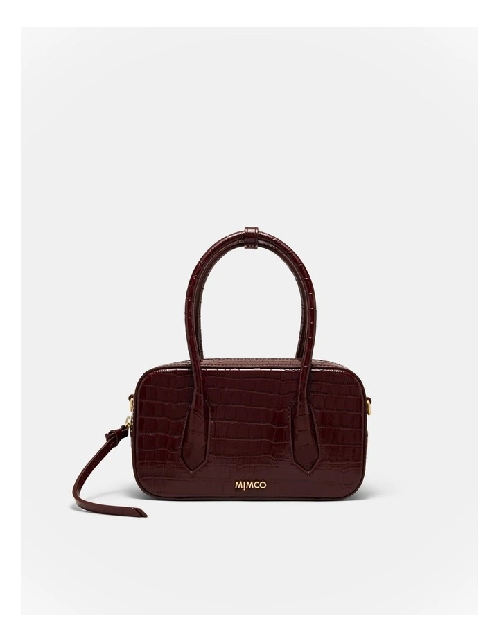 Jolene Mini Bowler Bag in Cherry image 1