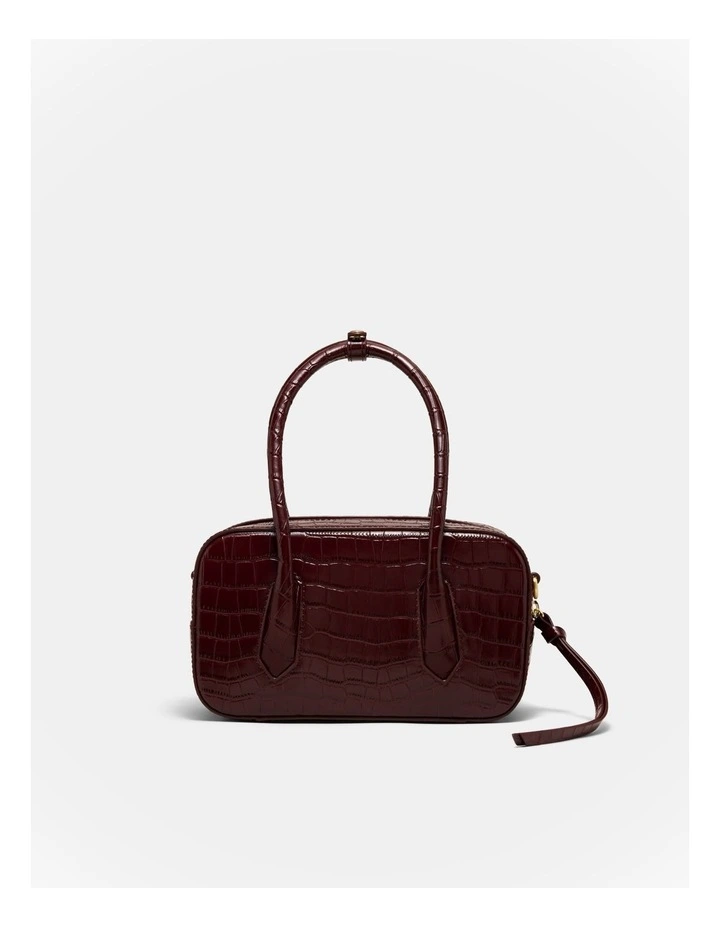 Jolene Mini Bowler Bag in Cherry image 5