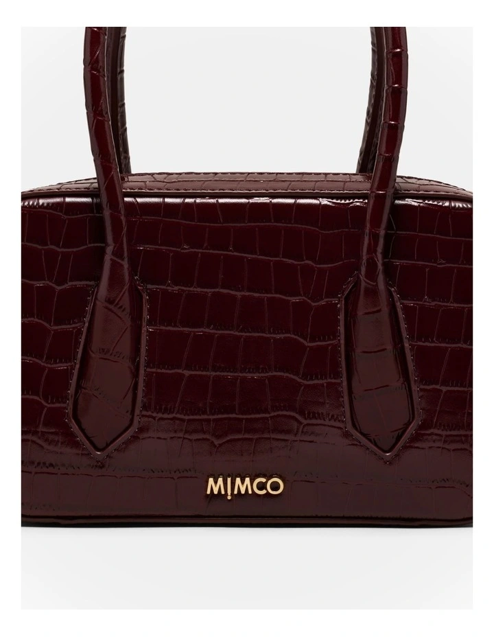 Jolene Mini Bowler Bag in Cherry image 6