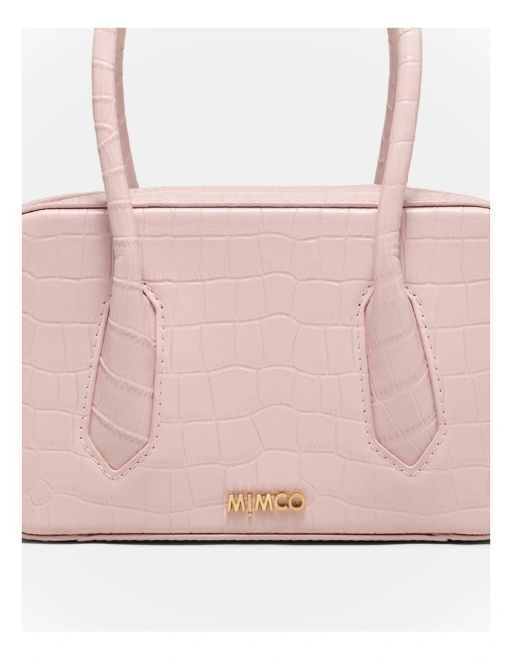 Jolene Mini Bowler Bag in Pink Dust image 6