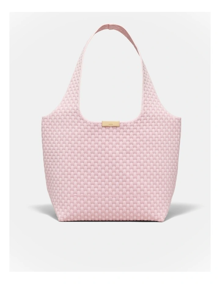 Amelie Basket Tote Bag in Pink Salt image 4
