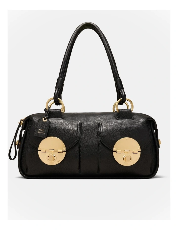 Turnlock East West Bag in Black image 1