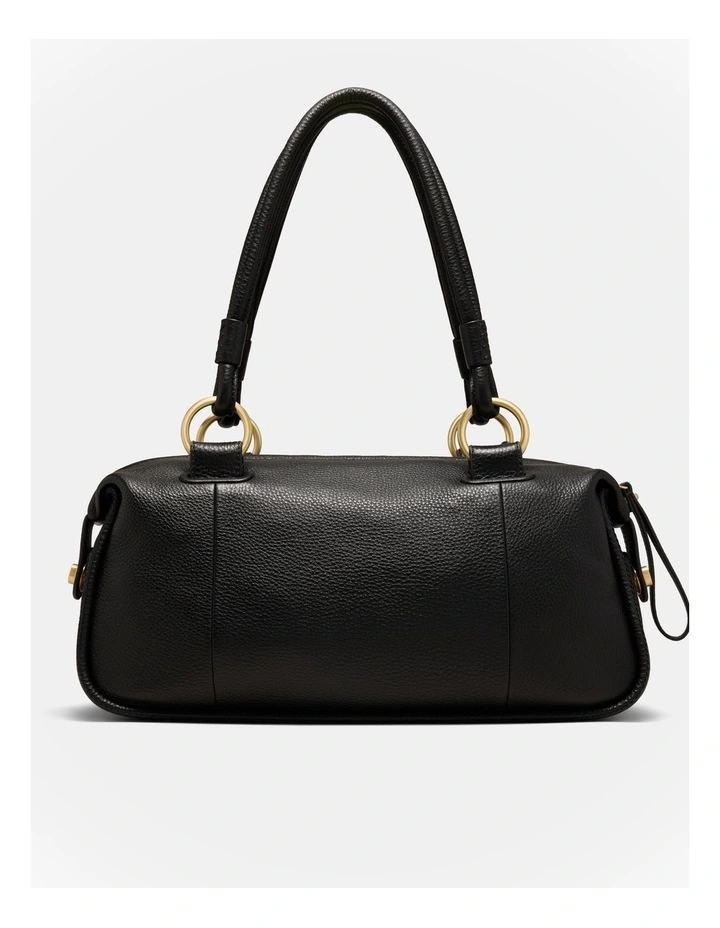 Turnlock East West Bag in Black image 3