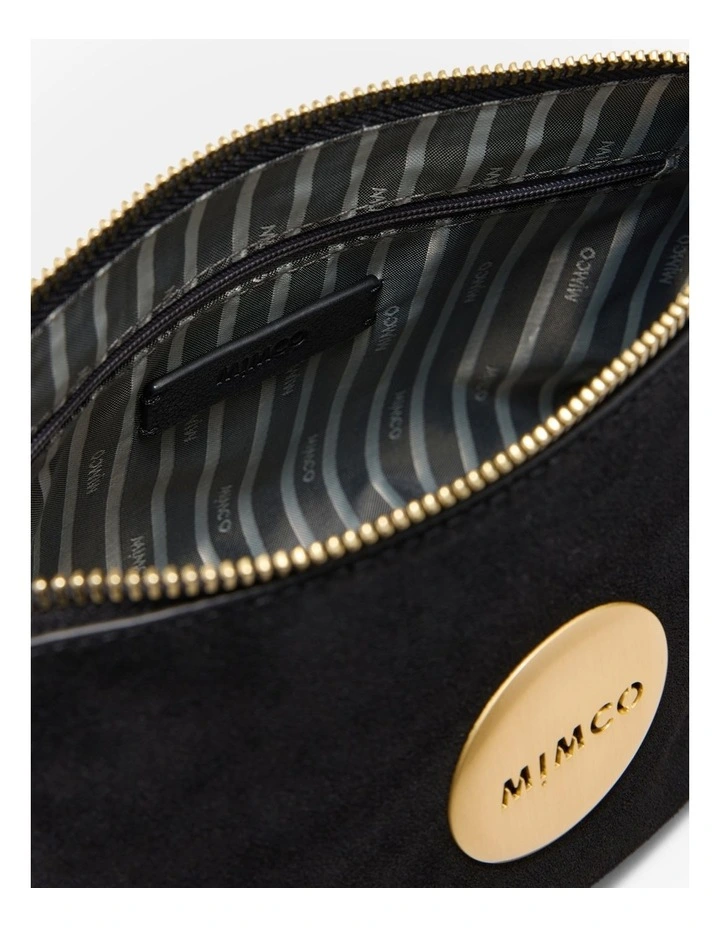 Mim Pouch Shoulder Bag in Black image 7