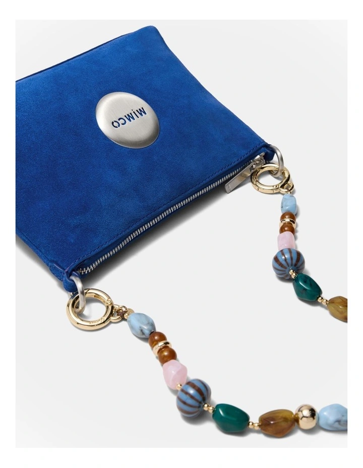 Mim Pouch Shoulder Bag in Cobalt image 6