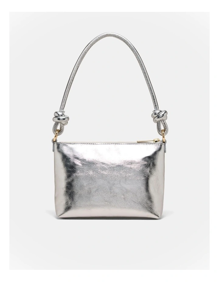 Mim Pouch Shoulder Bag in Silver image 5