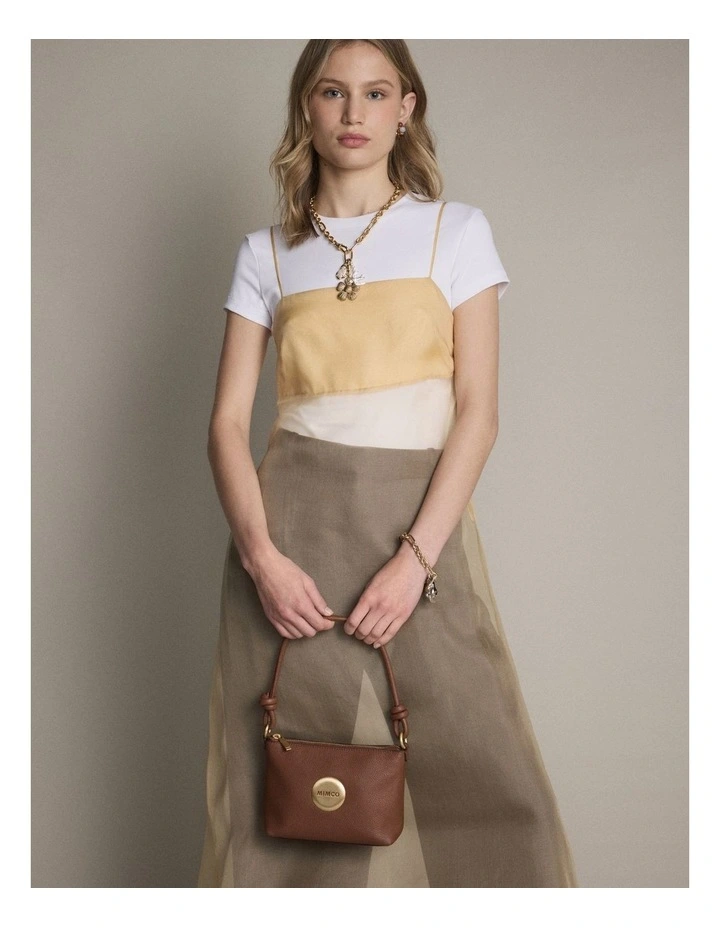 Mim Pouch Shoulder Bag in Walnut image 4