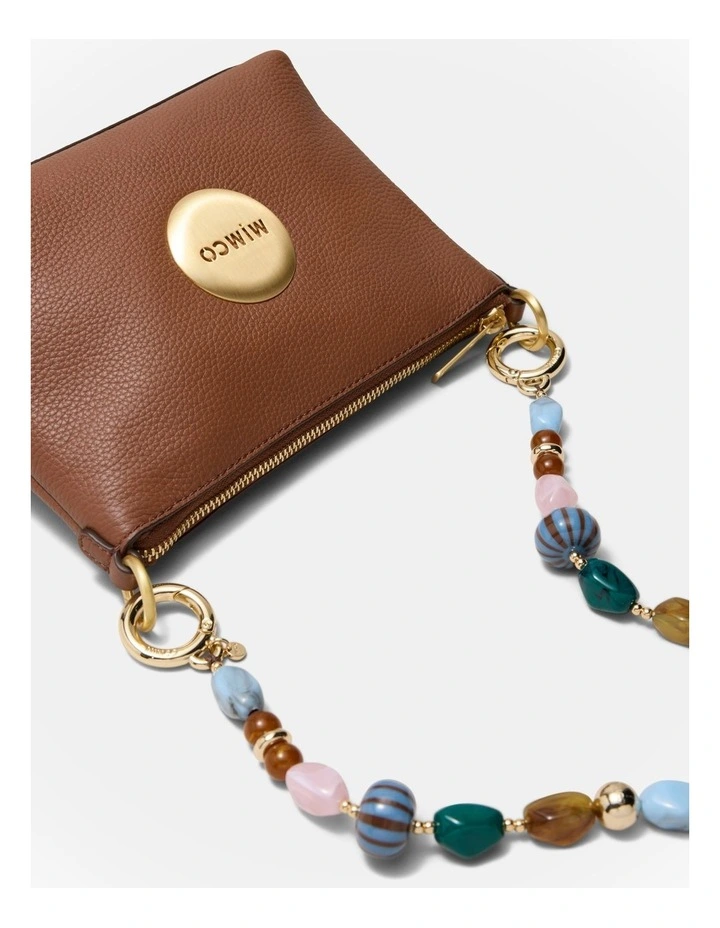 Mim Pouch Shoulder Bag in Walnut image 6