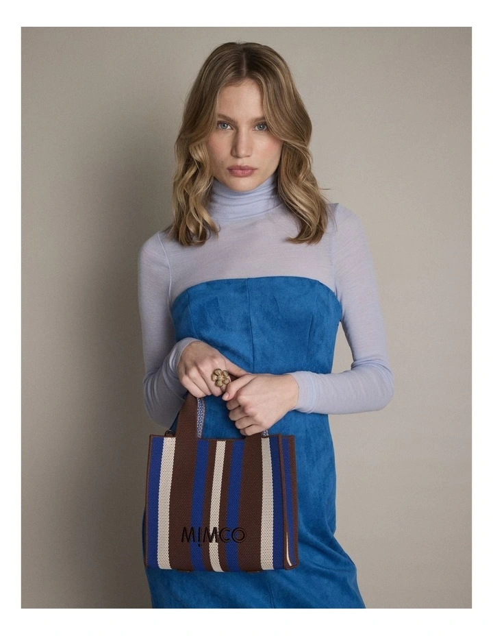 Blondie Small Tote Bag in Cobalt image 4