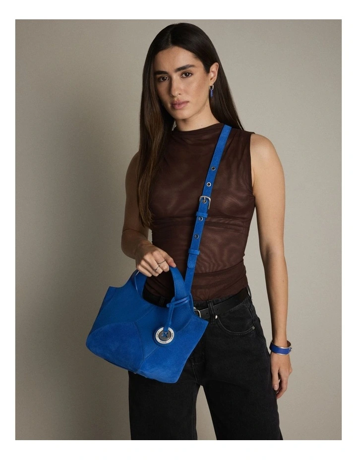 Calypso Mini Tote Bag in Cobalt image 4