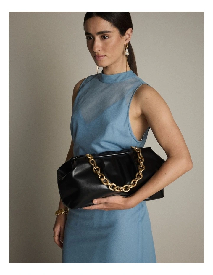 The Liv Clutch Bag in Black image 2