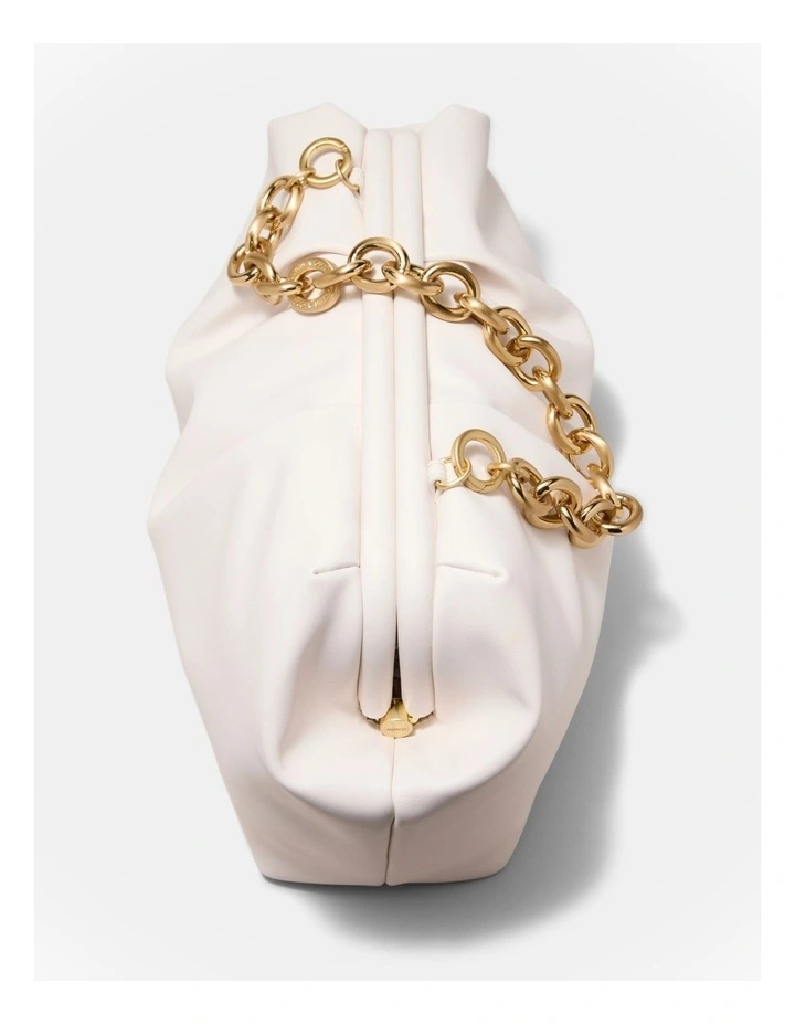 The Liv Clutch Bag in White image 6