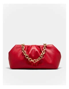 The Liv Clutch Bag in Red