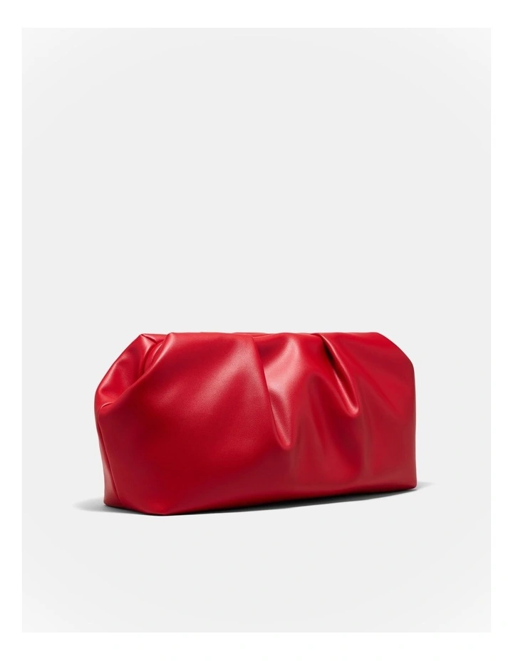 The Liv Clutch Bag in Red image 3