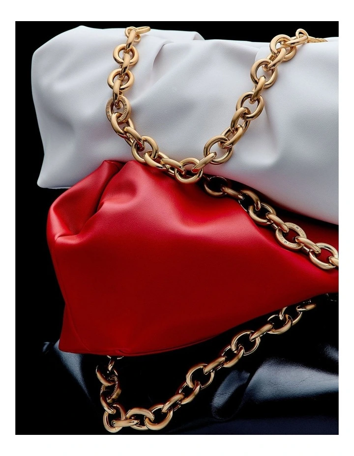 The Liv Clutch Bag in Red image 4