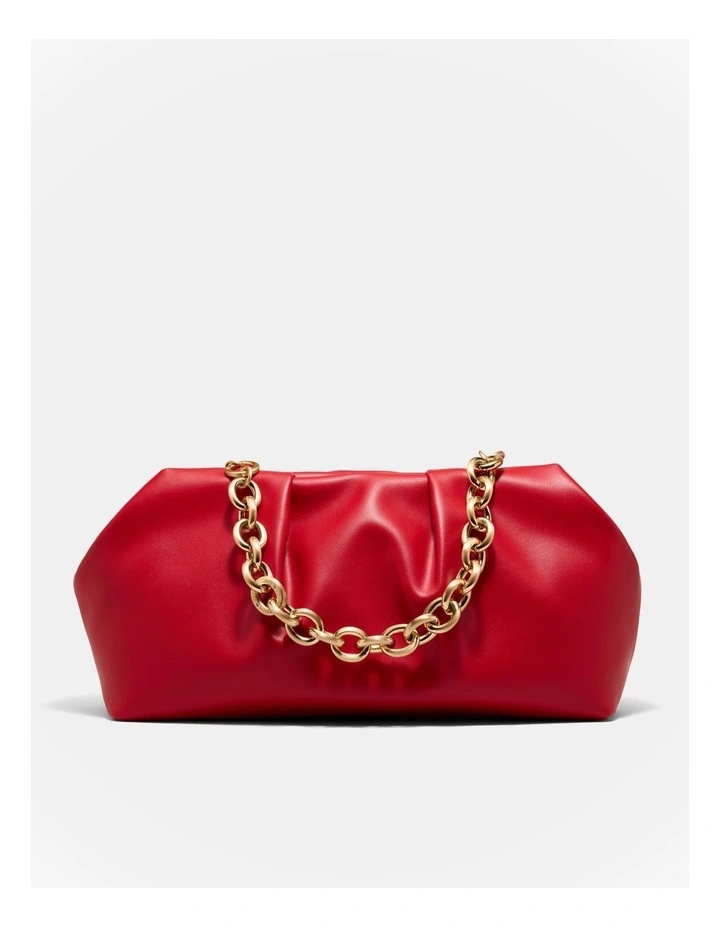 The Liv Clutch Bag in Red image 5