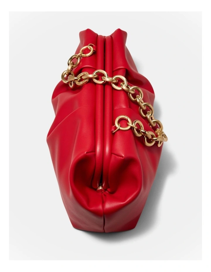 The Liv Clutch Bag in Red image 6