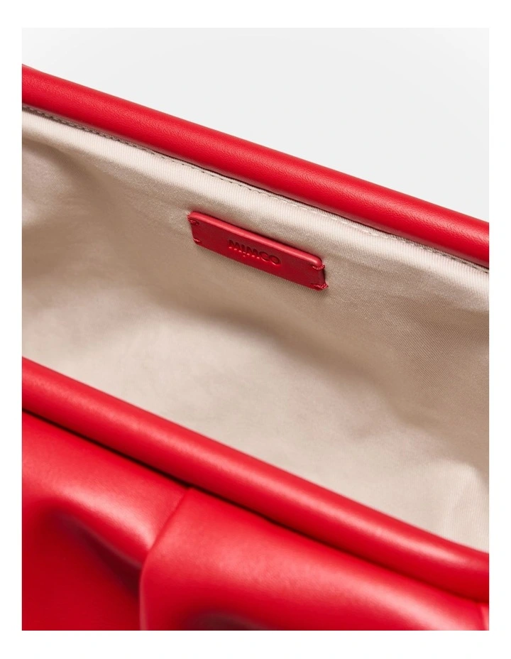 The Liv Clutch Bag in Red image 7