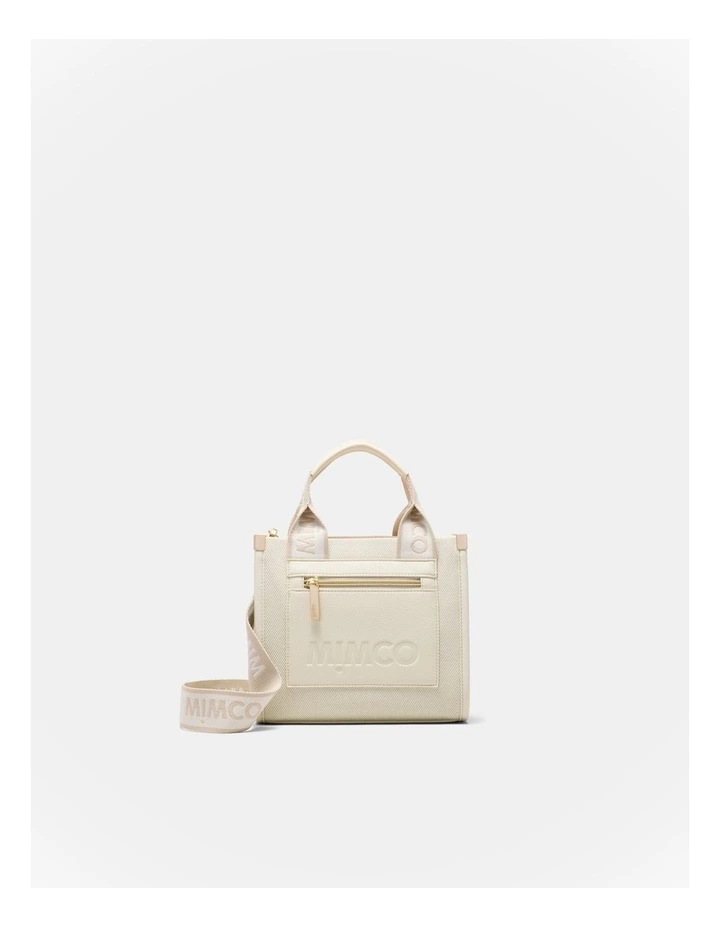 Patch Mini Tote Bag Bags Non Leather in Off White image 1