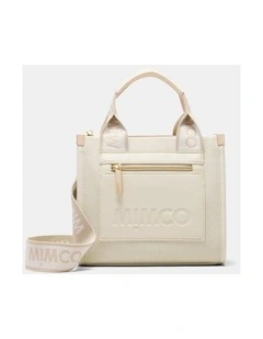 Patch Mini Tote Bag Bags Non Leather  in Off White