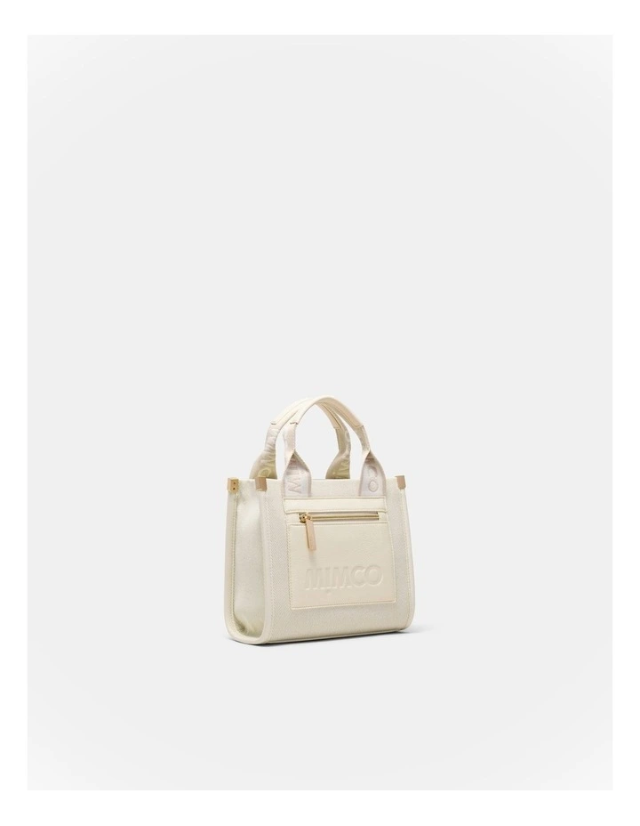 Patch Mini Tote Bag Bags Non Leather in Off White image 2