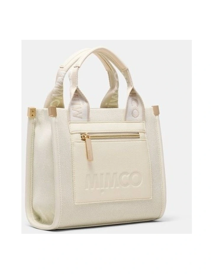 Patch Mini Tote Bag Bags Non Leather in Off White image 2