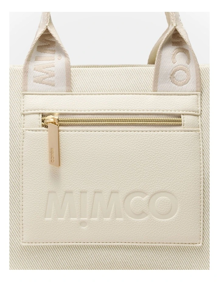Patch Mini Tote Bag Bags Non Leather in Off White image 5