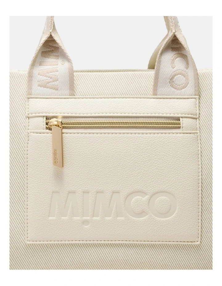 Patch Mini Tote Bag Bags Non Leather in Off White image 5