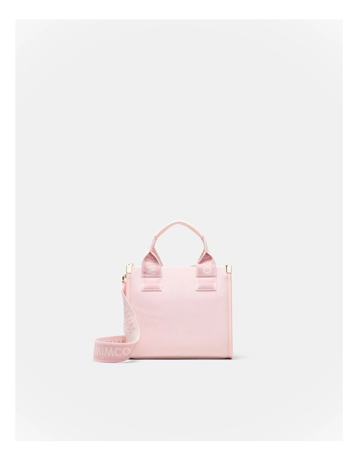 Patch Mini Tote Bag Bags Non Leather in Light Pink image 4