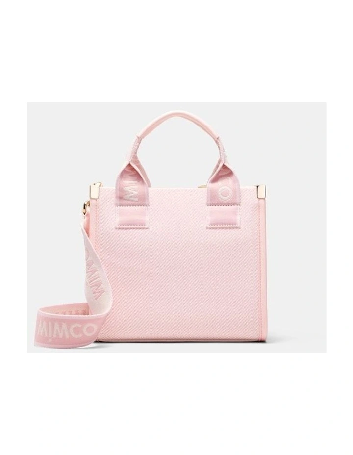 Patch Mini Tote Bag Bags Non Leather in Light Pink image 5