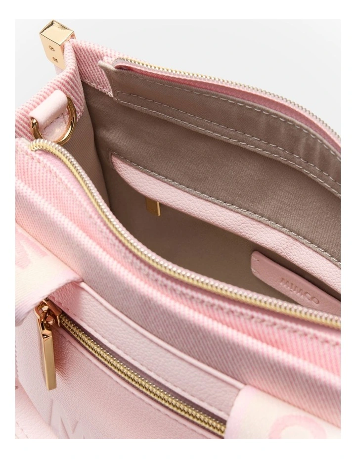 Patch Mini Tote Bag Bags Non Leather in Light Pink image 6