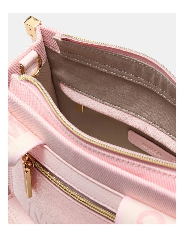 Patch Mini Tote Bag Bags Non Leather in Light Pink image 7