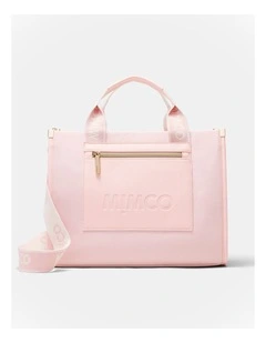 Patch Tote Bag Bags Non Leather in Light Pink