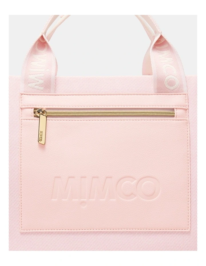 Patch Tote Bag Bags Non Leather in Light Pink image 6